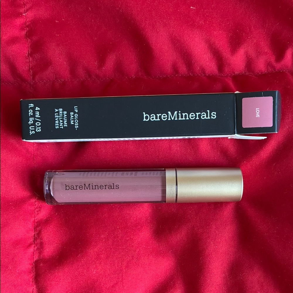 NWT bareMinerals LOVE Lip Gloss Balm